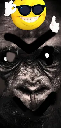 Black Vision Care Primate Live Wallpaper