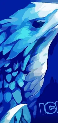 Blue Azure Organism Live Wallpaper