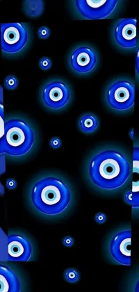 Blue Azure Organism Live Wallpaper