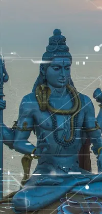 Blue Azure Temple Live Wallpaper