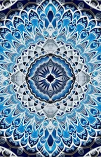 Blue Azure Textile Live Wallpaper