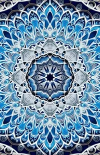 Blue Azure Textile Live Wallpaper
