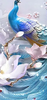 Blue Bird Azure Live Wallpaper