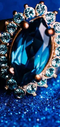 Blue Body Jewelry Azure Live Wallpaper