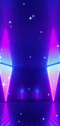 Looking for an electrifying live wallpaper that brings the rave culture to your phone? Look no further than this futuristically cool digital art piece