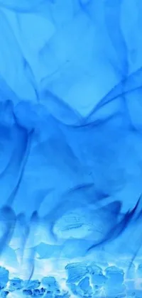 Blue Electric Blue Fluid Live Wallpaper