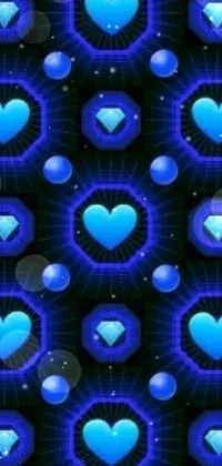 Blue Electric Blue Organism Live Wallpaper