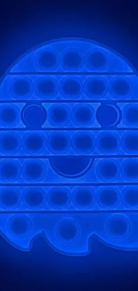 Blue Electric Blue Symmetry Live Wallpaper