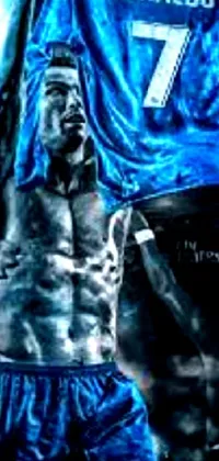 Blue Human Body Sleeve Live Wallpaper
