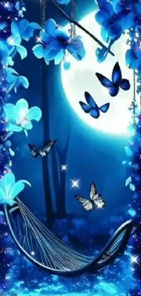 Blue Light Nature Live Wallpaper