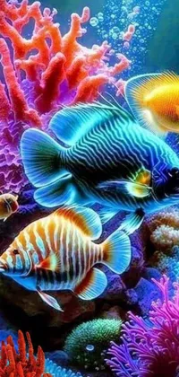 Blue Light Underwater Live Wallpaper