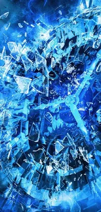 Blue Liquid Azure Live Wallpaper
