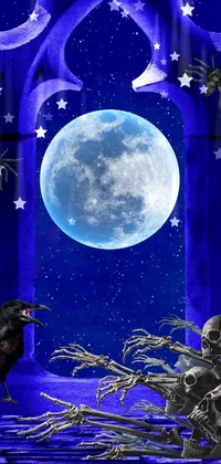 Blue Moon World Live Wallpaper