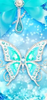 Blue Mythical Creature Green Live Wallpaper