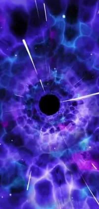 Blue Purple Astronomical Object Live Wallpaper