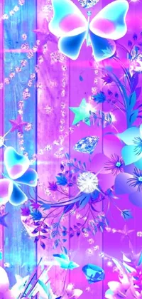 Blue Purple Light Live Wallpaper