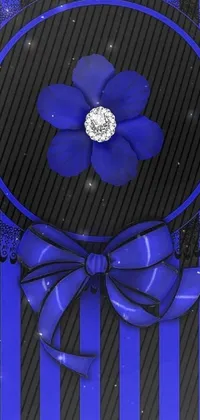 Blue Purple Plant Live Wallpaper