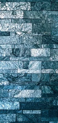 Blue Rectangle Wood Live Wallpaper