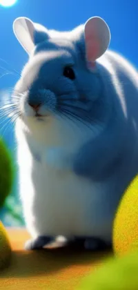 Blue Rodent Whiskers Live Wallpaper
