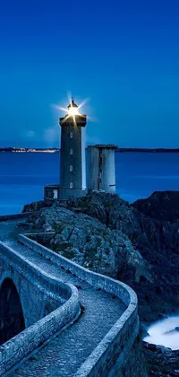 Decorate your phone screen with the stunning Lighthouse Live Wallpaper