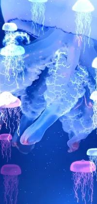 Transform your phone screen into a breathtaking underwater world with this live wallpaper