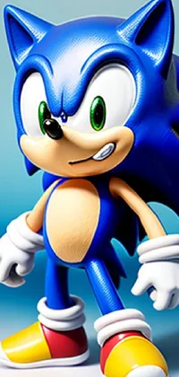 Blue White Sonic The Hedgehog Live Wallpaper