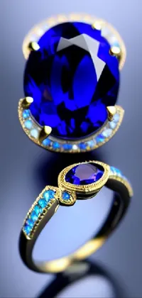 Body Jewelry Blue Natural Material Live Wallpaper