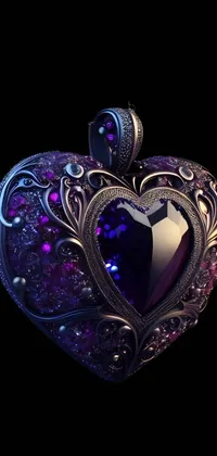 Body Jewelry Purple Violet Live Wallpaper