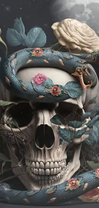 Bone Cg Artwork Skull Live Wallpaper