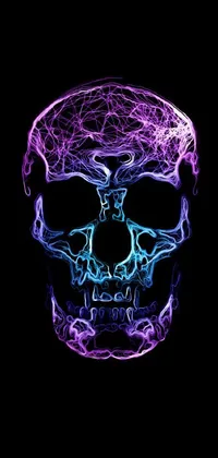 Bone Jaw Purple Live Wallpaper