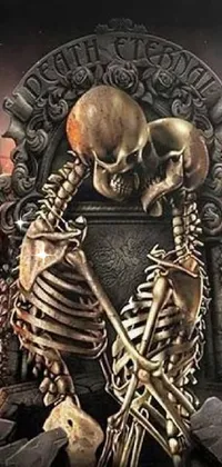 Bone Skull Art Live Wallpaper