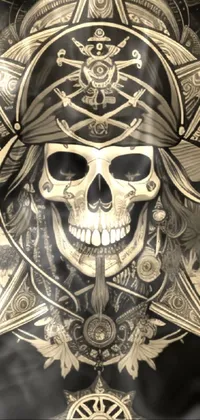 Bone Skull Font Live Wallpaper