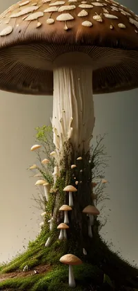 Botany Plant Mushroom Live Wallpaper