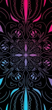 Botany Purple Textile Live Wallpaper