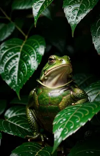 Botany True Frog Frog Live Wallpaper