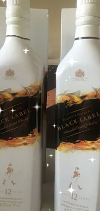 Bottle Liquid White Live Wallpaper