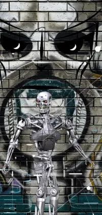 Skeleton cyborg  Live Wallpaper