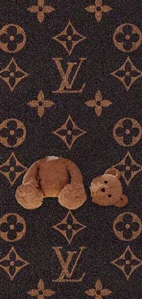 louis vuitton teddy bear wallpaper
