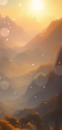 Brown Atmosphere Mountain Live Wallpaper