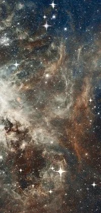 Experience the beauty of space with this stunning live wallpaper for your phone
