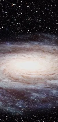 Brown Atmosphere Spiral Galaxy Live Wallpaper