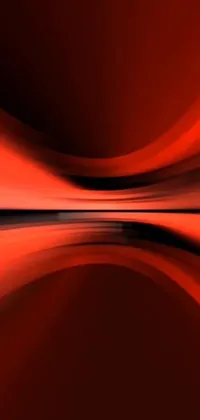 This mesmerizing live wallpaper features an abstract digital art design by James Morris, with a red background and black and white lines that appear to be constantly moving