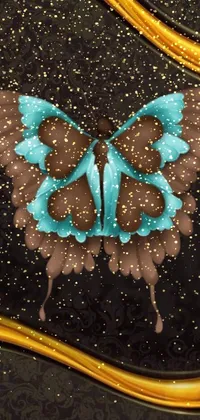 Brown Electric Blue Arthropod Live Wallpaper