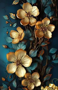 Brown Flower Botany Live Wallpaper