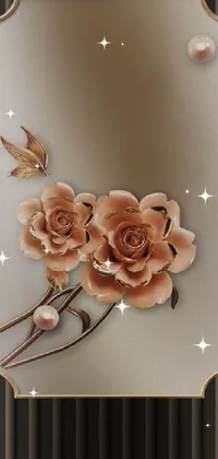 Brown Flower Product Live Wallpaper