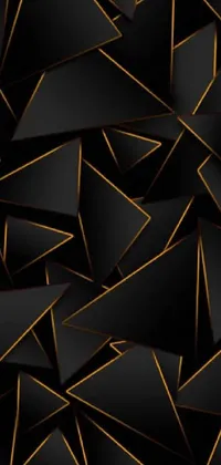 Brown Gold Triangle Live Wallpaper