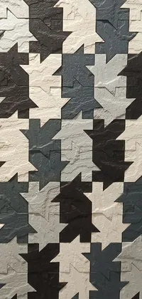 Brown Grey Symmetry Live Wallpaper