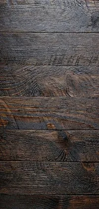 This phone live wallpaper features a stunning close-up view of a wooden floor