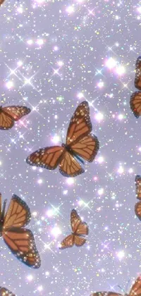 Brown Insect Butterfly Live Wallpaper