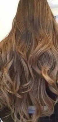 Brown Layered Hair Step Cutting Live Wallpaper